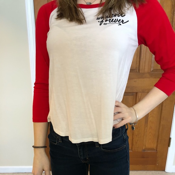 American Eagle Outfitters baseball tee - Picture 1 of 3